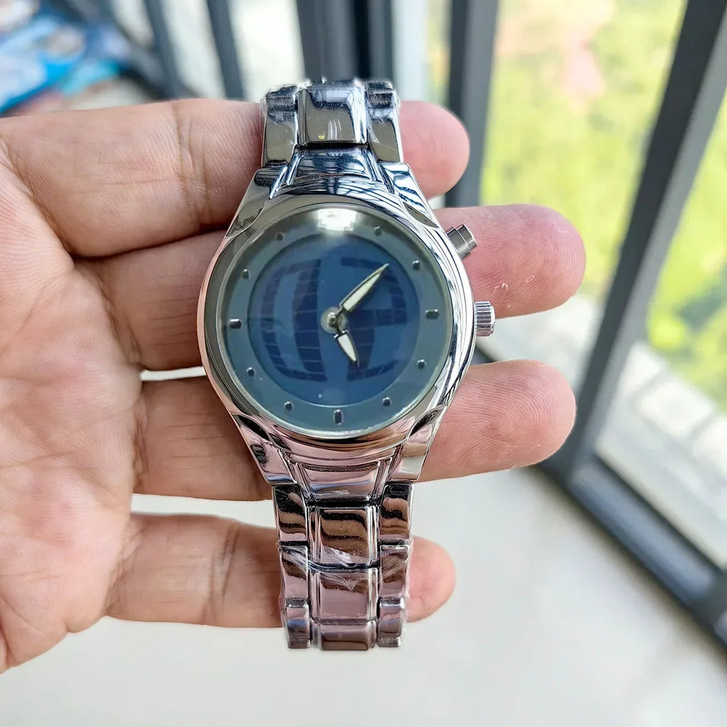 Sleek Square Red Quartz Watch